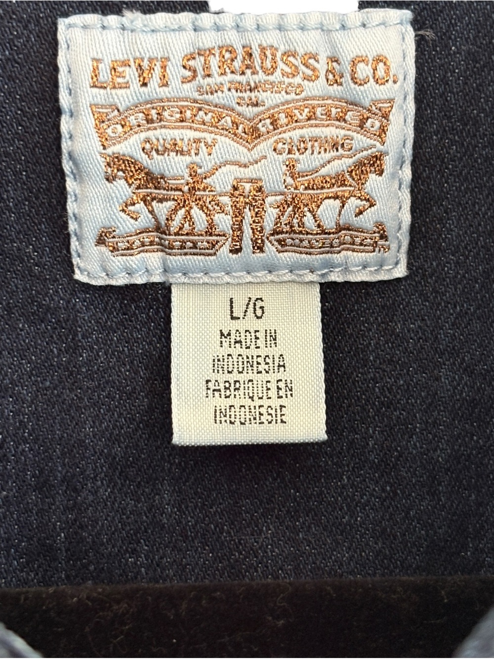Levi Strauss & Co. Denim Trucker Jean Jacket Womens Size Large - Picture 6 of 6